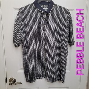 PEBBLE BEACH collar short sleeves shirt